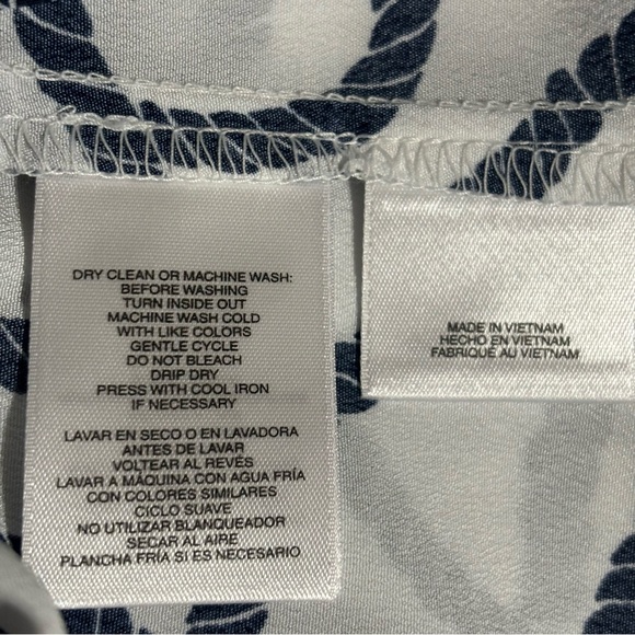 BLACK LABEL by Evan-Picone sleeveless top 3X rope nautical print NWOT - Picture 5 of 9